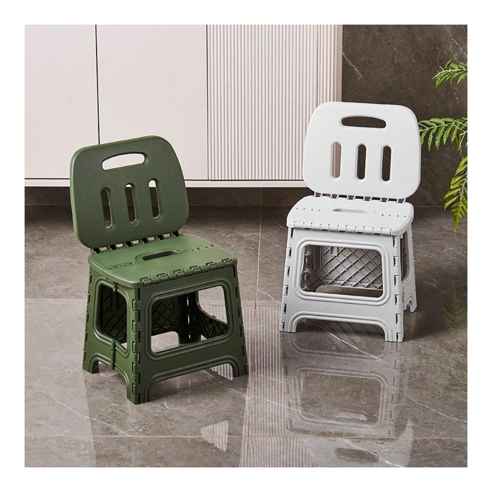 Folding Stool With Backrest, S - مراجعة Kids Outdoor Folding Chair وسعره