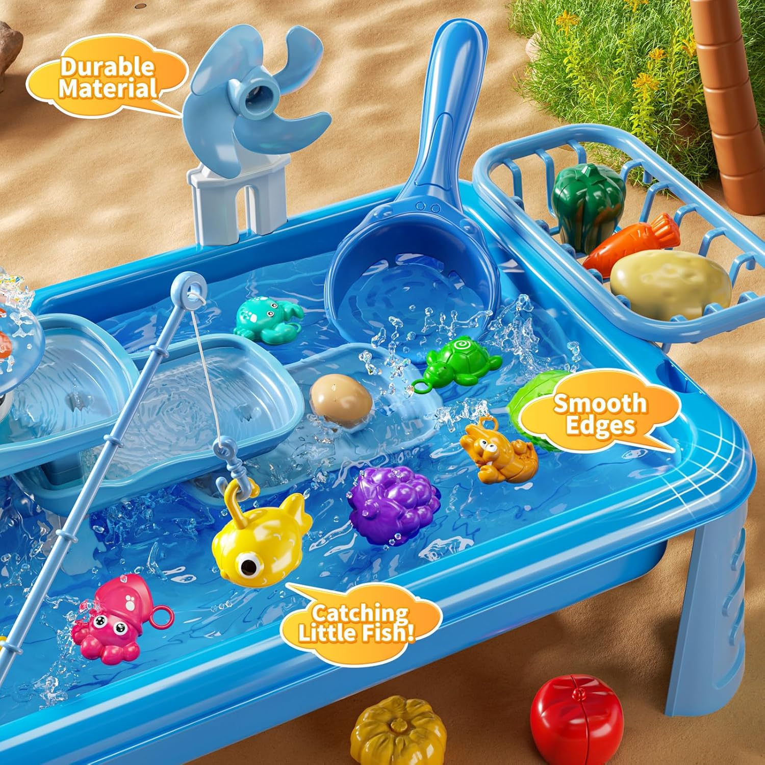 Water Table Play Sink Toy for  - مراجعة Kids Outdoor Water Table وسعره