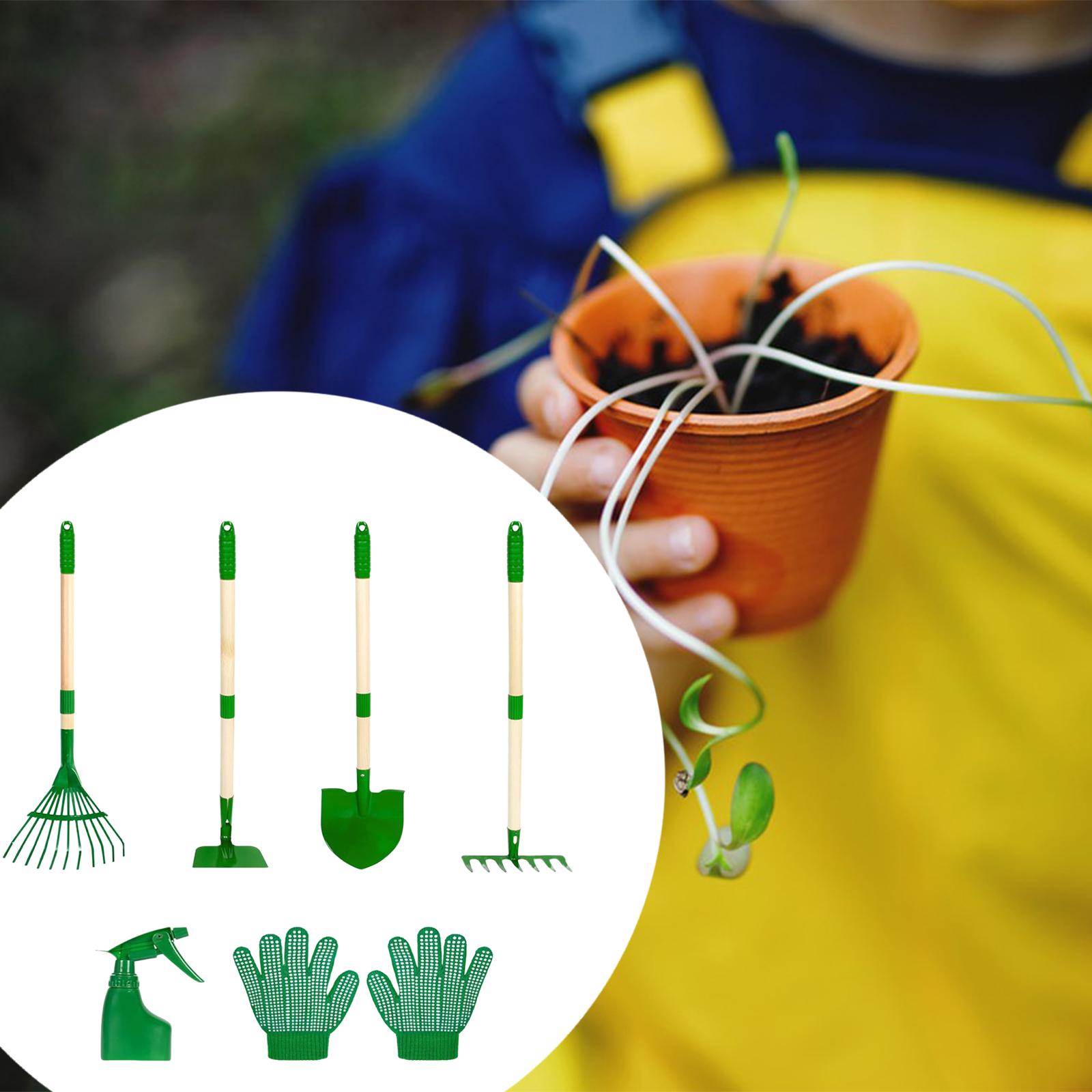 6x Kids Gardening Tools Set Ou - مراجعة Kids Outdoor Garden Set وسعره