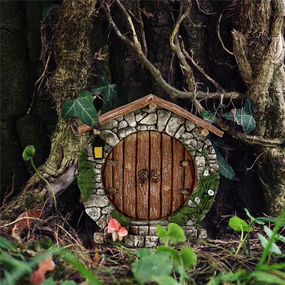 Engraved Design Wooden Miniatu - مراجعة Kids Outdoor Fairy Garden وسعره