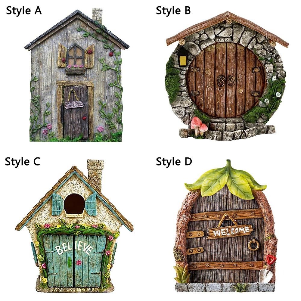 Engraved Design Wooden Miniatu - مراجعة Kids Outdoor Fairy Garden وسعره