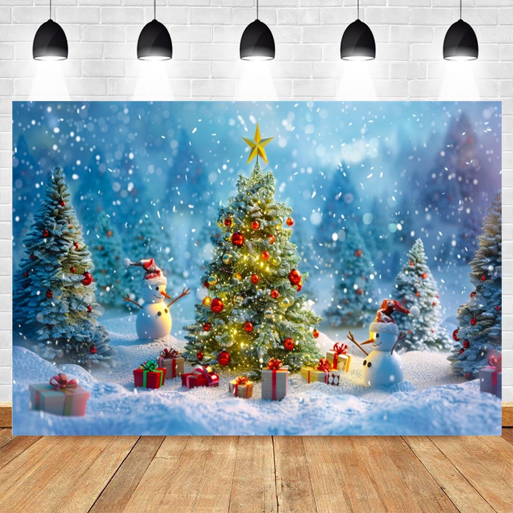 Winter Christmas Backdrop Outd - مراجعة Kids Outdoor Treehouse وسعره