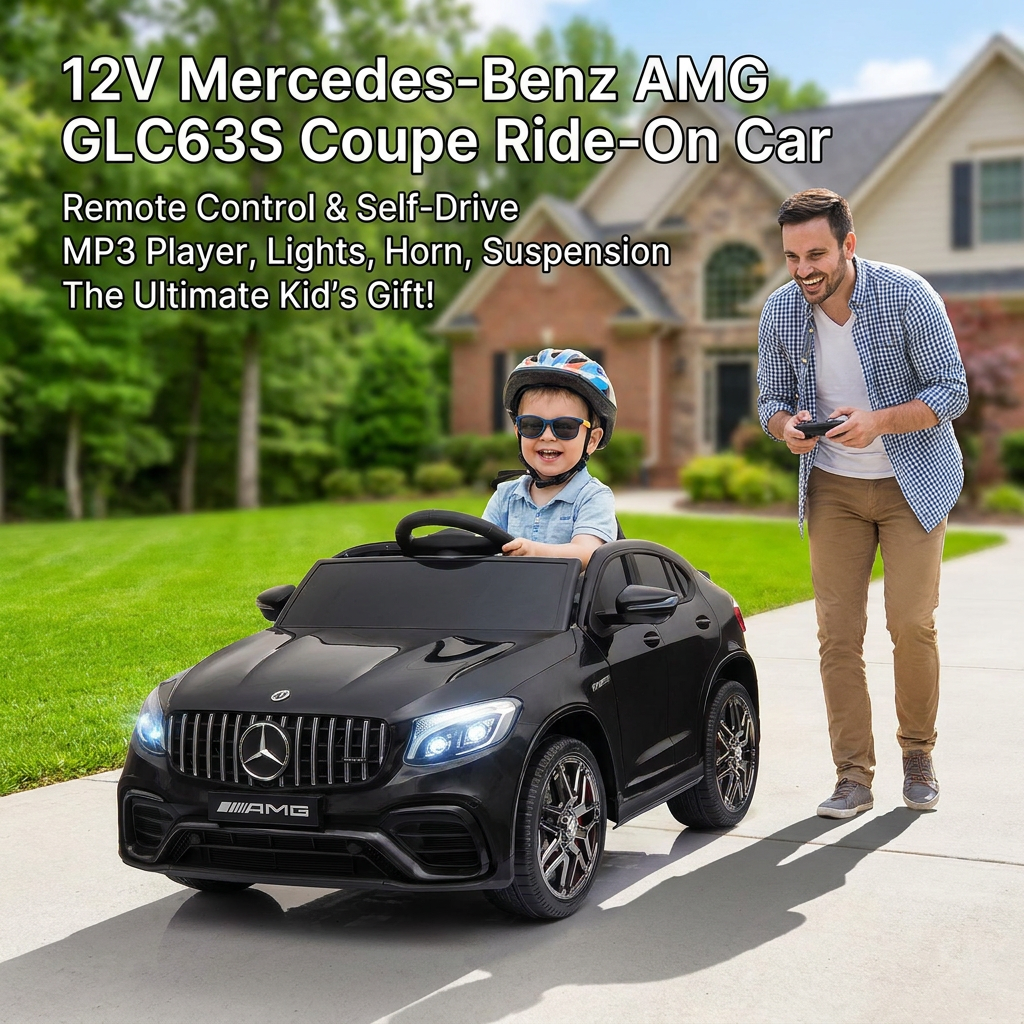 12V Kids Electric Car Mercedes - مراجعة Kids Outdoor Ride On وسعره