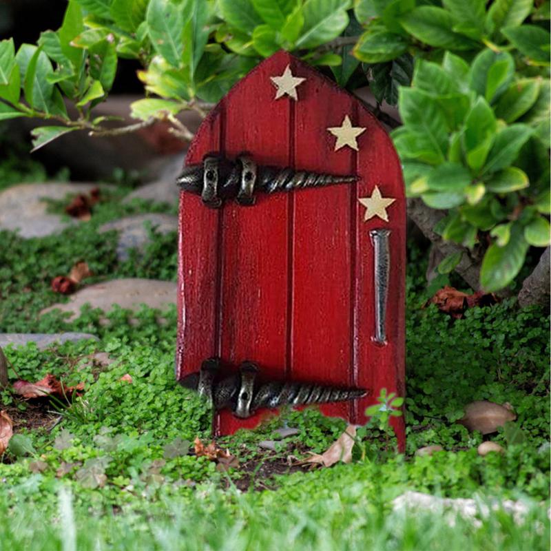 Fairy Door Garden Decoration O - مراجعة Kids Outdoor Fairy Garden وسعره