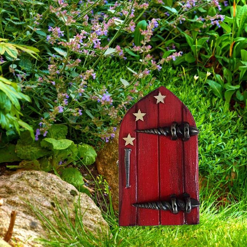 Fairy Door Garden Decoration O - مراجعة Kids Outdoor Fairy Garden وسعره