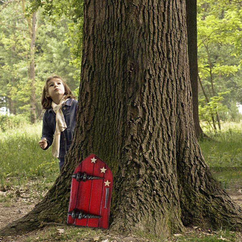 Fairy Door Garden Decoration O - مراجعة Kids Outdoor Fairy Garden وسعره