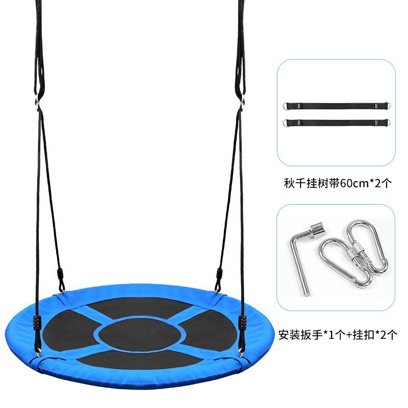 Kids Saucer Swing Outdoor Roun - مراجعة Kids Outdoor Nest Swing وسعره