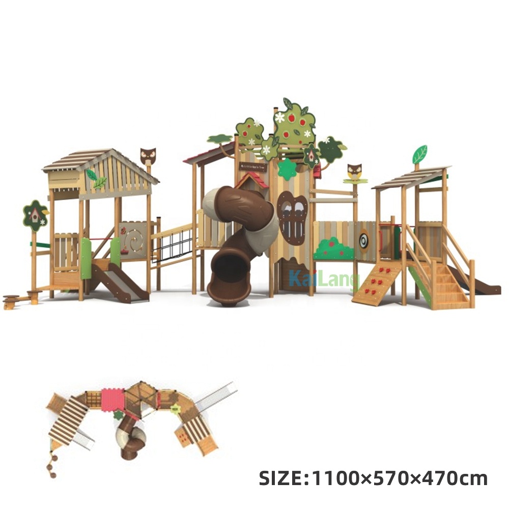 Forest Garden Wooden Amusement - مراجعة Outdoor Children'S Park وسعره
