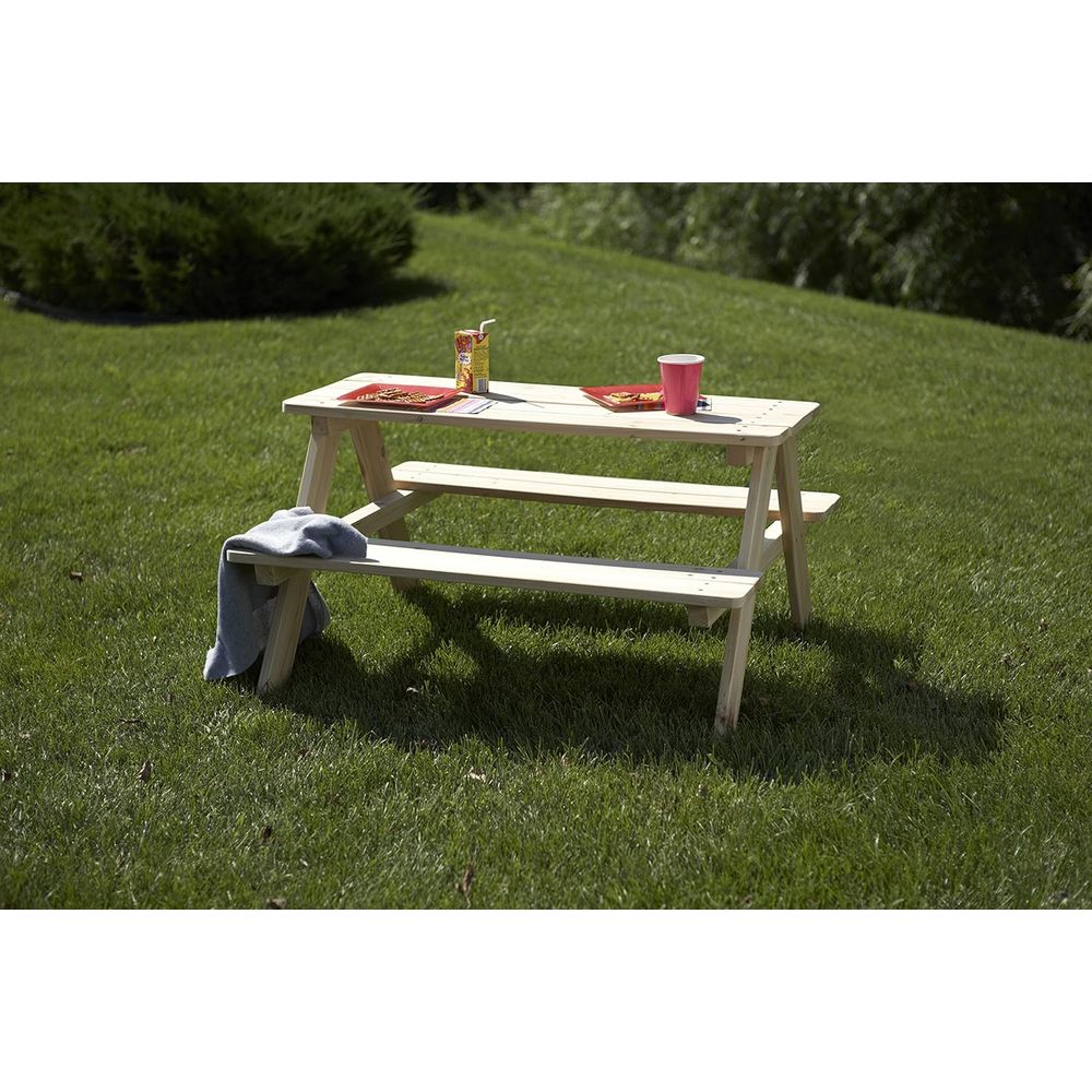Outdoor Wooden Picnic Bench fo - مراجعة Kids Outdoor Dining Table وسعره