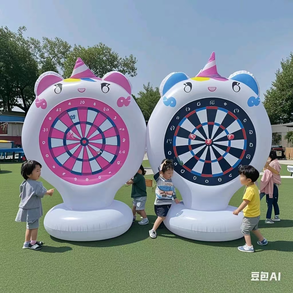 Inflatable Unicorn Throwing Ga - مراجعة Outdoor Games For Kids وسعره