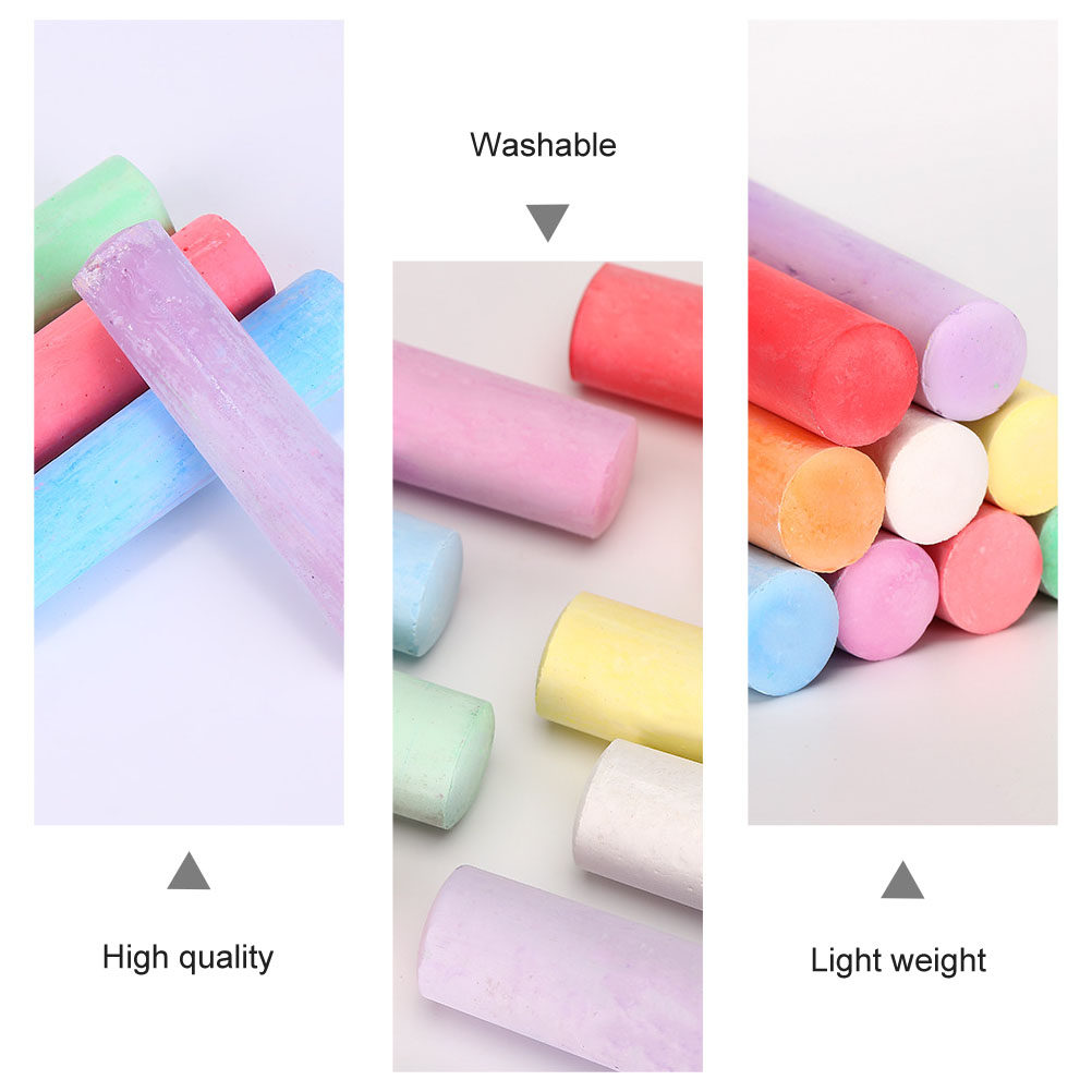 20Pcs Colorful Dustless Chalks - مراجعة Kids Outdoor Chalkboard وسعره