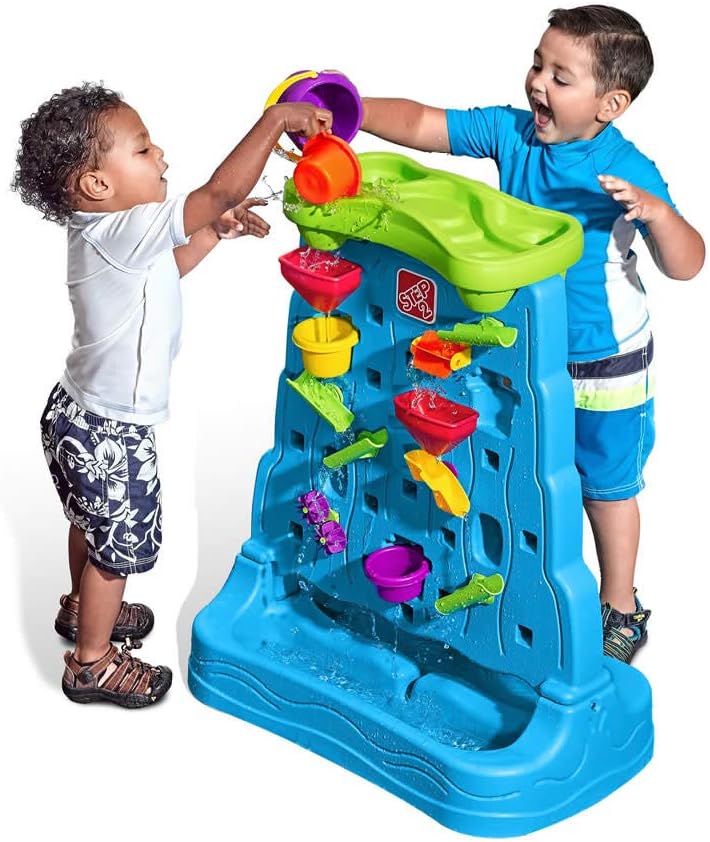 Waterfall Discovery Wall, Kids - مراجعة Kids Outdoor Water Table وسعره