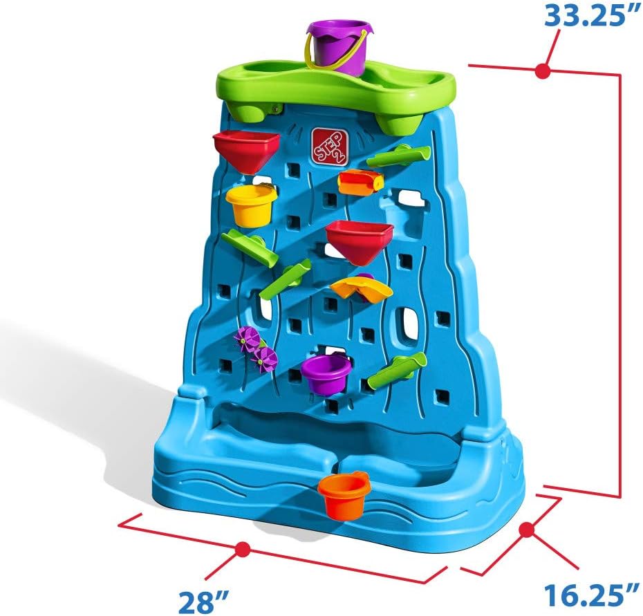 Waterfall Discovery Wall, Kids - مراجعة Kids Outdoor Water Table وسعره