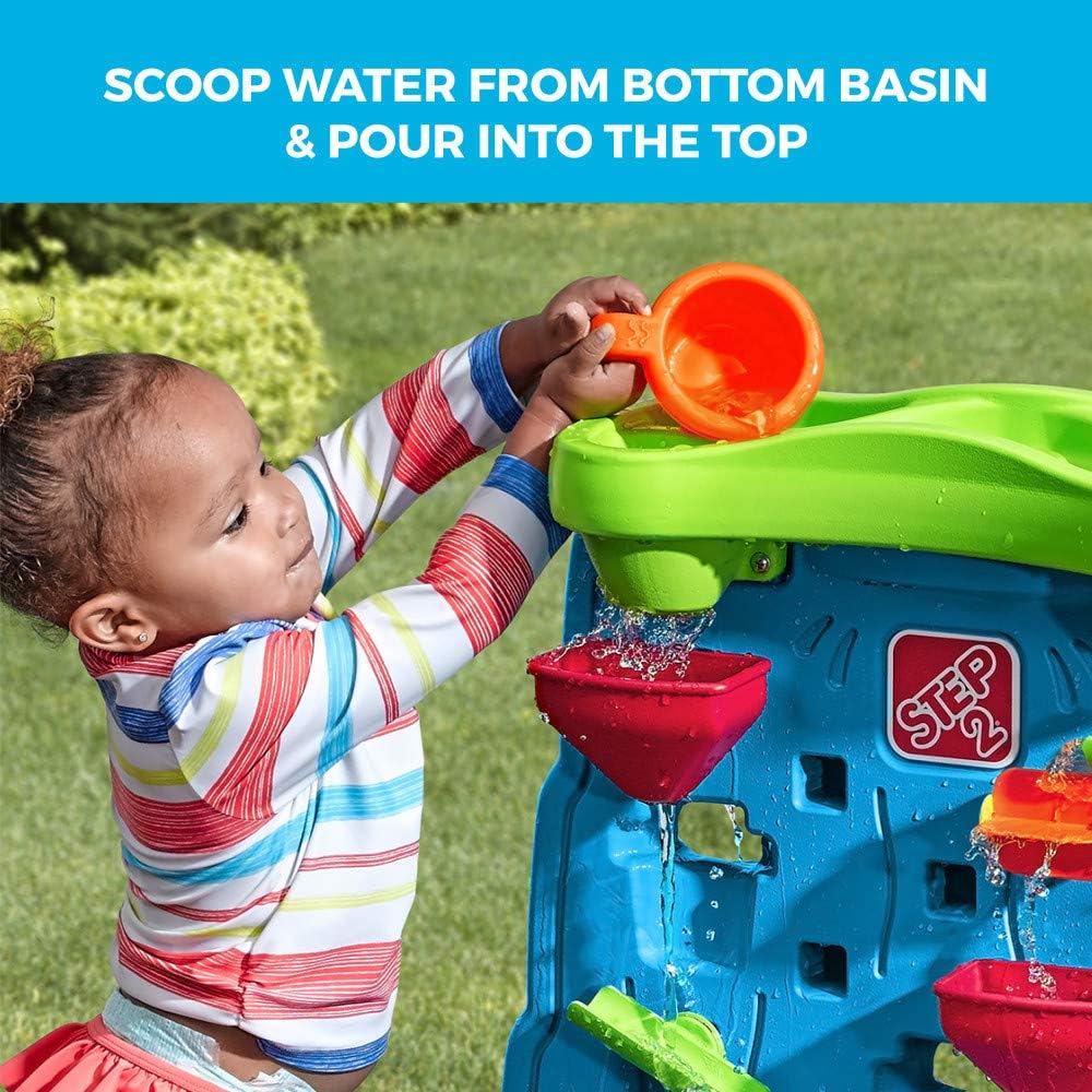Waterfall Discovery Wall, Kids - مراجعة Kids Outdoor Water Table وسعره