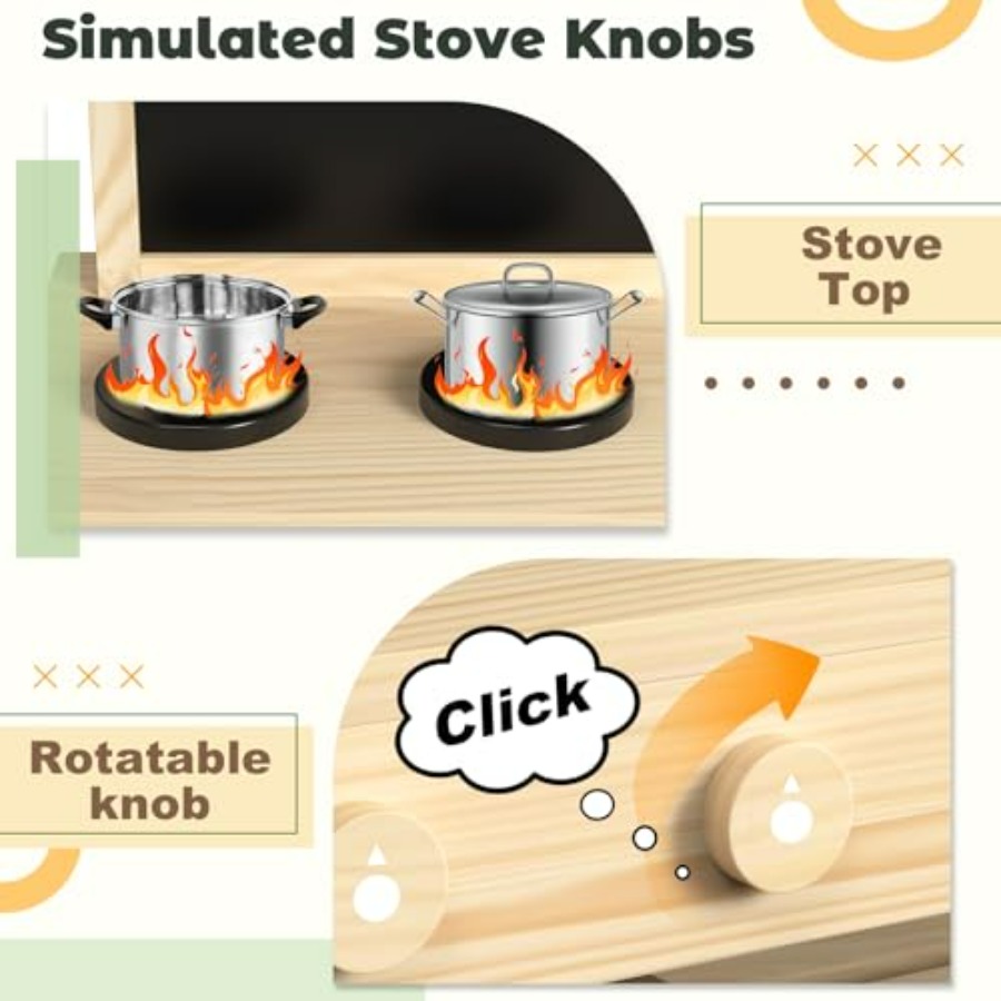 Outdoor play kitchen for kids: - مراجعة Kids Outdoor Chalkboard وسعره