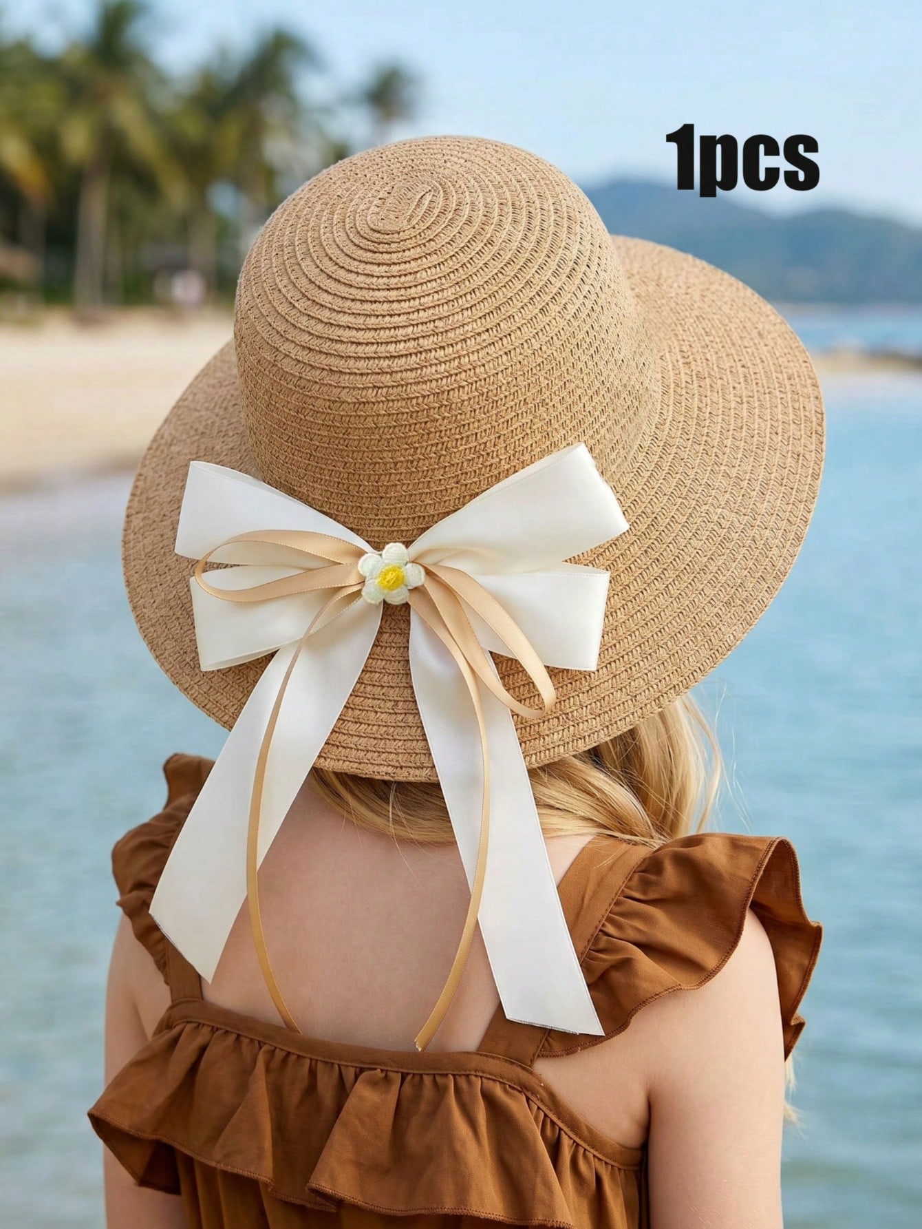 1Pc 3-8Y Girls Coffee Bow Stra - مراجعة Kids Outdoor Park وسعره