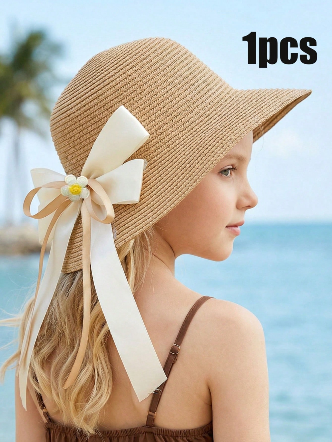 1Pc 3-8Y Girls Coffee Bow Stra - مراجعة Kids Outdoor Park وسعره