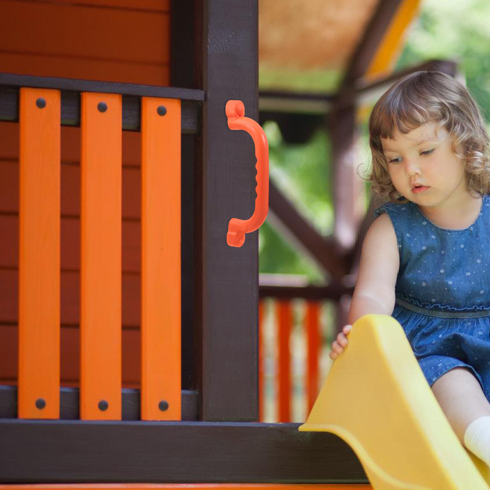 2Pcs Playground Safety Handle  - مراجعة Kids Outdoor Treehouse وسعره